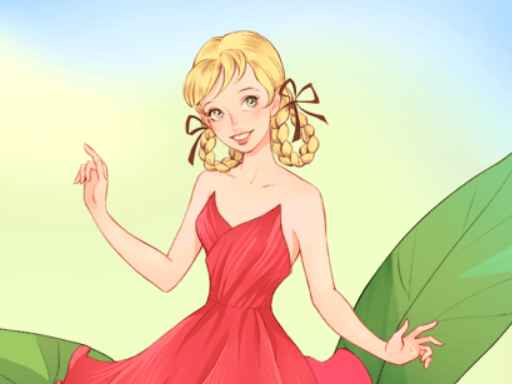 Dress up Thumbelina