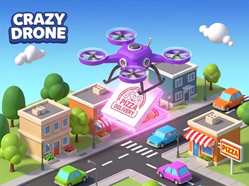 Crazy Drone Pizza Delivery