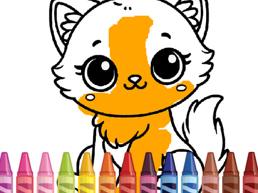Cute Animals Coloring Adorable Fun for Kids
