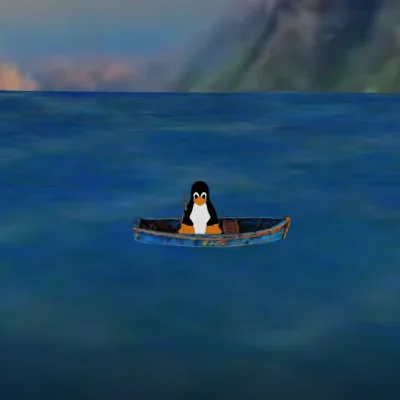 Tux Fishing