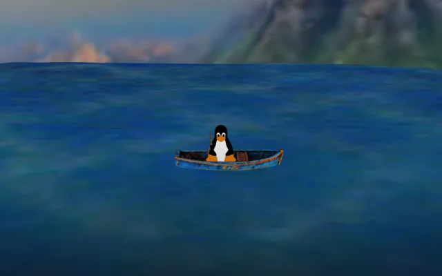 Tux Fishing